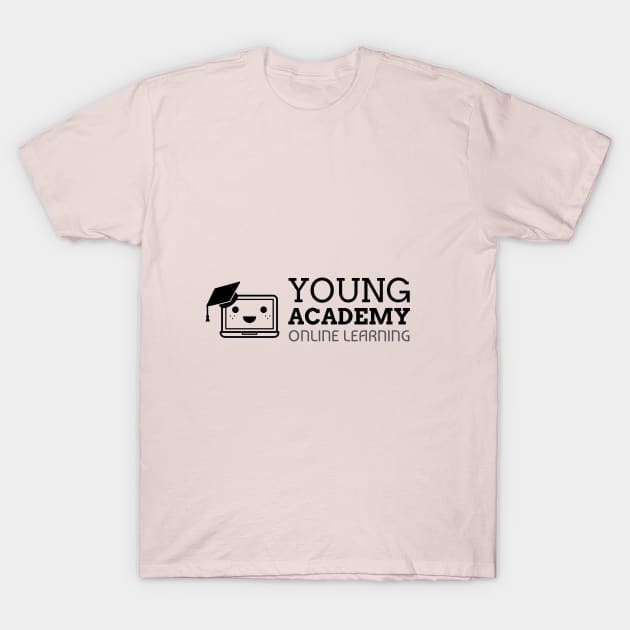 Young Academy Online Learning T-Shirt by BB Funny Store